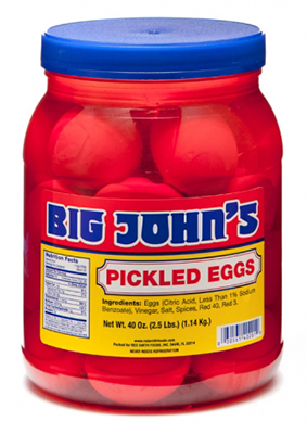 Big Johns Pickled Eggs Half Gallon 