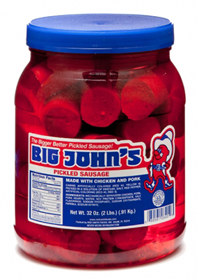 Big Johns Pickled Sausage Half Gallon 