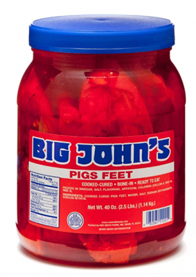 Big Johns Pigs Feet Half Gallon 