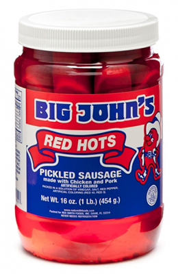 Big Johns Red Hots Quart 