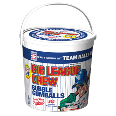 Big League Chew Bubble Gumballs 240ct Tub 