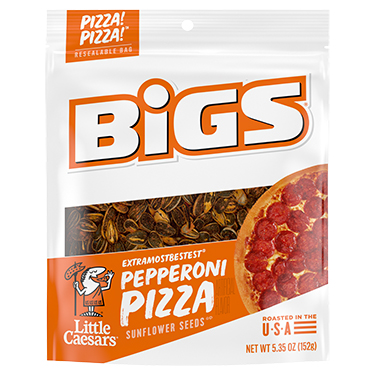 Bigs Sunflower Seeds Little Caesars Pepperoni Pizza 5.35oz Bag 