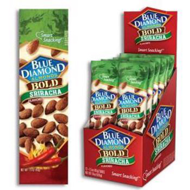 Blue Diamond Almonds Bold Sriracha 1.5oz 12ct Box 