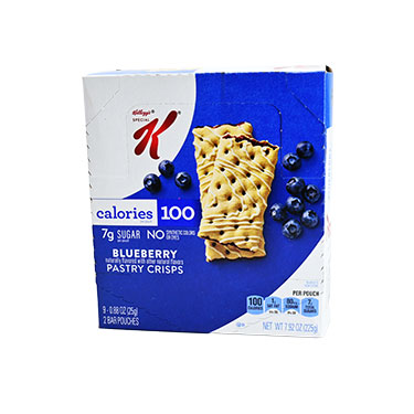 Kelliggs Special K Blueberry Pastry Crisps 9ct 