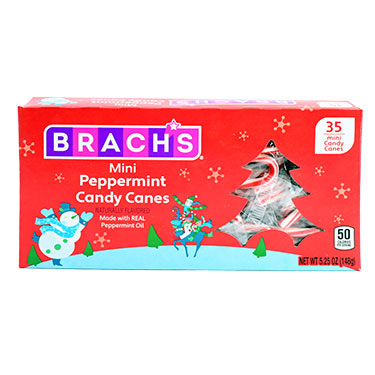 Brachs Mini Candy Canes 35ct Box 5.25oz 