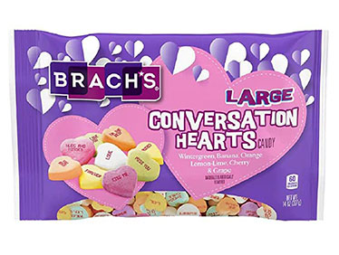 Brachs Large Conversation Hearts 14 oz Bag 