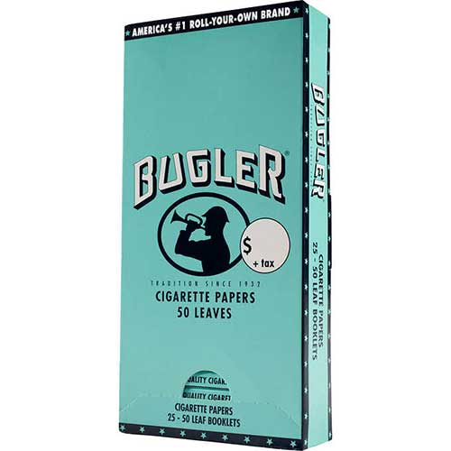 Bugler Rolling Papers 25ct Box (50 Leaves) 