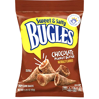 Bugles Chocolate Peanut Butter 3.25oz 7ct Box 