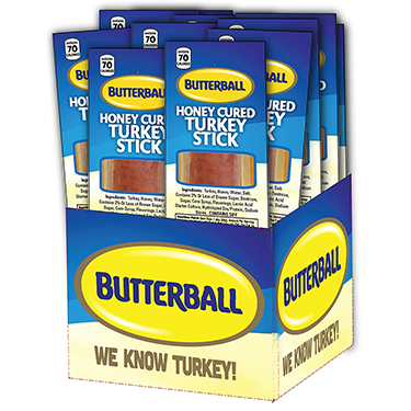 Butterball Honey Cured Turkey Sticks 20ct Box 