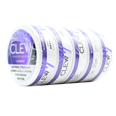 CLEW Nicotine Pouches Blueberry 12mg 5ct 