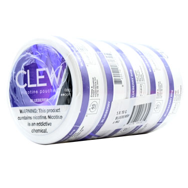 CLEW Nicotine Pouches Blueberry 6mg 5ct 