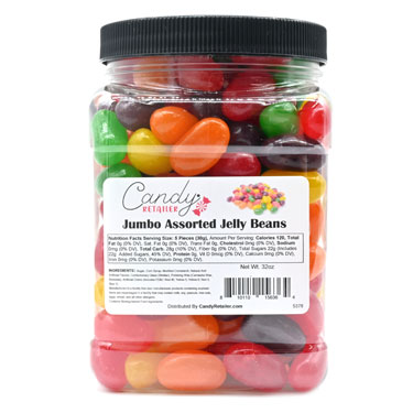 Candy Retailer Jumbo Jelly Beans Assorted 2 Lb 