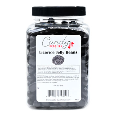 Candy Retailer Jelly Beans Licorice 1 Lb 