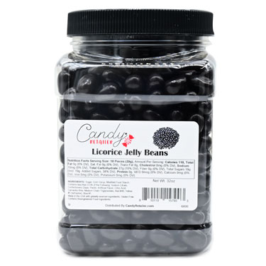 Candy Retailer Jelly Beans Licorice 2 Lb 