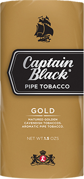 Captain Black Pipe Tobacco Gold 5 1.5oz Packs 