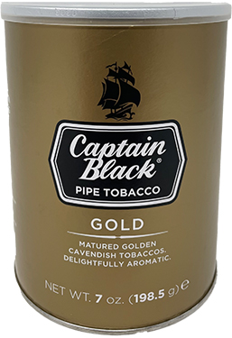 Captain Black Pipe Tobacco Gold 7oz Can 