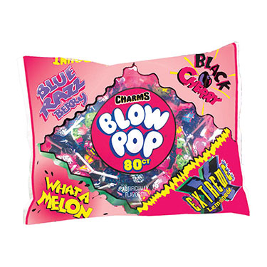 Charms Blow Pop Assorted 80ct Bag 