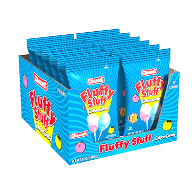 Charms Fluffy Stuff Cotton Candy 12 Count - 1 oz