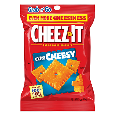 Cheez It Extra Cheesy 3oz Bags 6 Pack 
