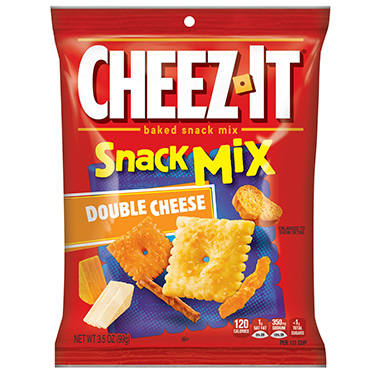 Cheez It Snack Mix Double Cheese 3.5oz Bags 6 Pack 