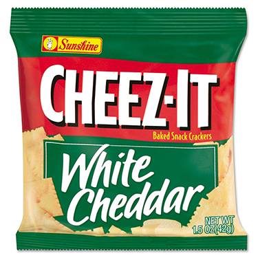 Cheez It White Cheddar 1.5oz Bags 8 Pack 