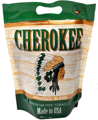 Cherokee Pipe Tobacco Menthol 16oz Bag 