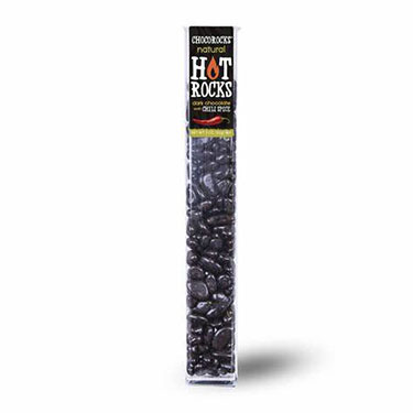 ChocoRocks Hot Rocks Dark Chocolate Mix 2.5oz Candy Tube 