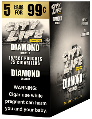 City Life Cigarillos Diamond 15ct 