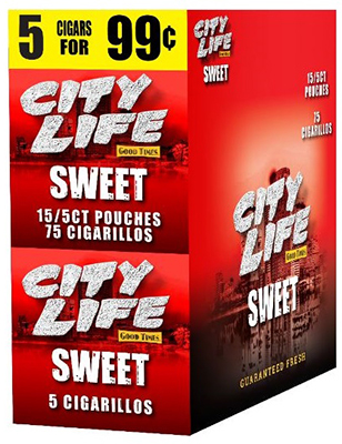 City Life Cigarillos Sweet 15ct 