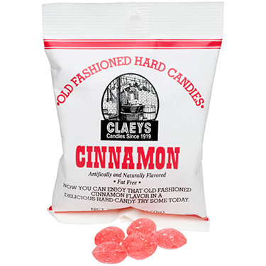 Claeys Old Fashioned Hard Candy Cinnamon 6oz Bag 