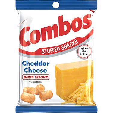 Combos Cheddar Cheese Baked Cracker 6.3oz Bag Expires March 1st 2025 
