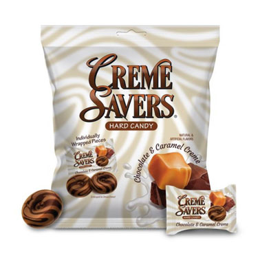 Creme Savers Chocolate and Caramel Creme 3oz Bag 