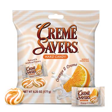 Creme Savers Orange and Creme 6.25oz Bag 