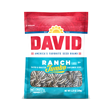David Jumbo Ranch Sunflower Seeds 5.25oz Bag 