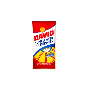 David Sunflower Kernels 3.75oz Bag 