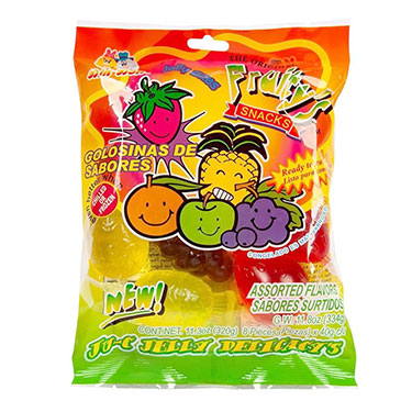 Din Don Fruitys Jelly Bites 13oz Bag 