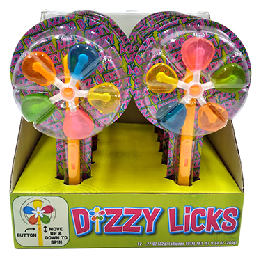 Dizzy Licks Candy 12ct Box 