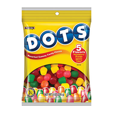 Dots Peg Bag 8 oz 