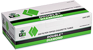 Double Diamond Cigarette Tubes Green 200ct 