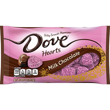 Dove Milk Chocolate Valentines Day Hearts 8.87oz Bag 