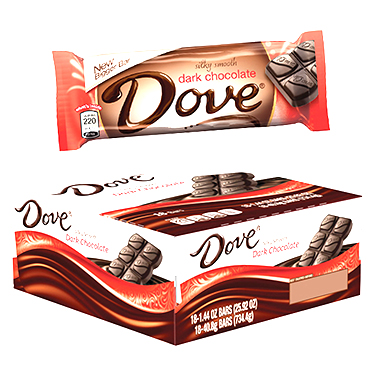 Dove Dark Chocolate Bar 18ct 