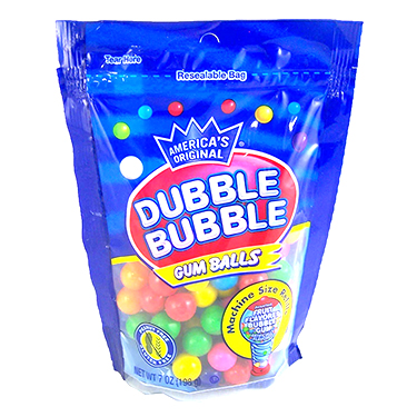 Dubble Bubble Assorted Bubble Gum 7oz Bag 