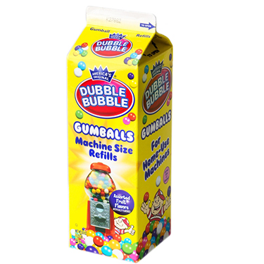 Dubble Bubble Assorted Gumballs Refill 20oz 