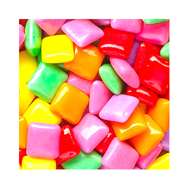 Dubble Bubble Chiclets Tropical Fruit 1lb 