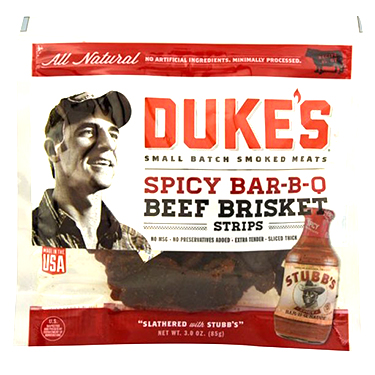 Dukes Spicy BBQ Brisket 3oz Bag 