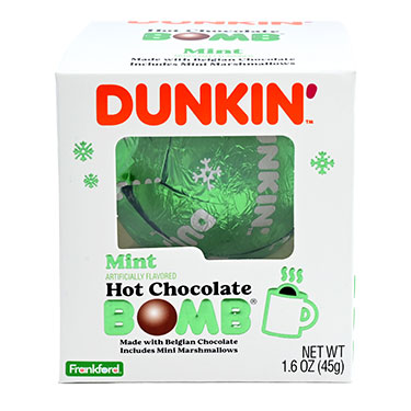 Dunkin Mint Hot Chocolate Bomb 