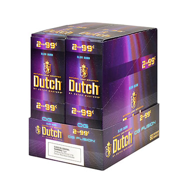 Dutch Masters Cigarillos OG Fusion 2 For 1.29 30ct Box 