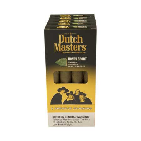 Dutch Masters Honey Sports 5 4pk 