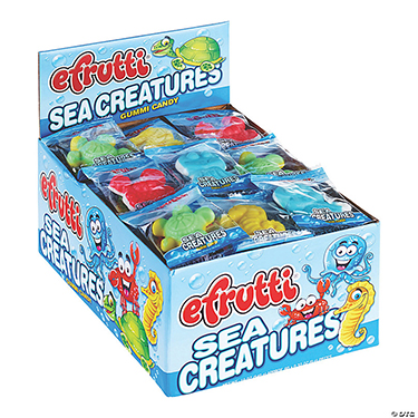 eFrutti Gummi Sea Creatures 80ct Box 