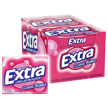 Extra Classic Sugar Free Gum 10ct Box 